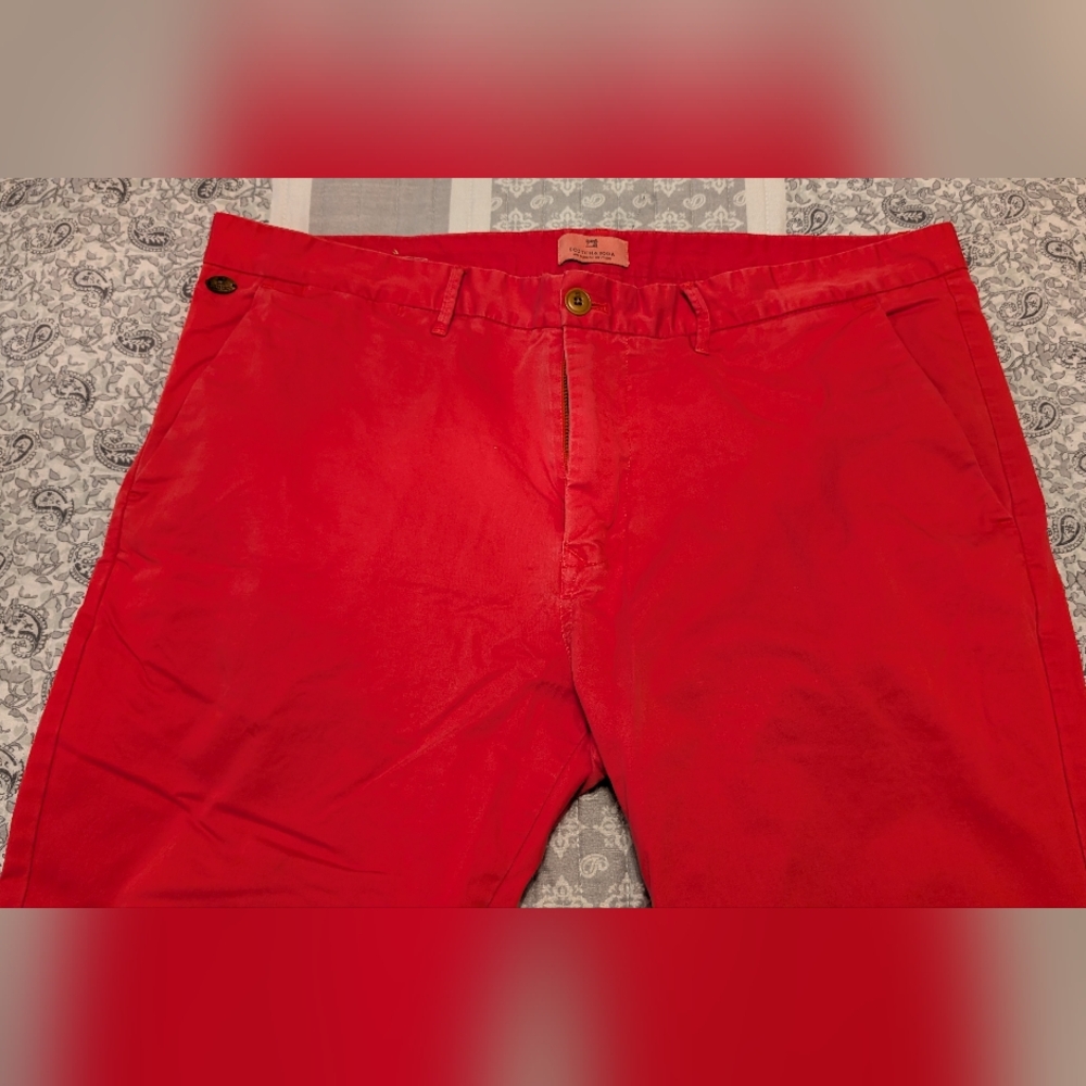 Scotch & Soda Red Pants 36x24